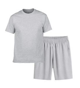 Ensemble décontracté pour homme, short à manches courtes, deux pièces, automne, personnalisation, polyester/coton, écologique, respirant, léger - Product Image 5