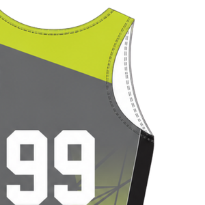 Combinaison de compétition de course à rames noire et vert citron pour homme, sans manches, uniforme de performance, maillot de compétition personnalisé, vente en gros pour équipes - Product Image 5