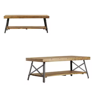 Mesa de centro cuadrada de madera Muebles de sala de estar de color madera natural Exportación de alta calidad desde Java central Indonesia - Product Image 2