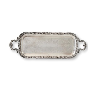 Plateaux en aluminium de haute qualité avec poignée, forme personnalisée, plateau de service alimentaire argenté pour table, utilisés dans les hôtels et les mariages - Product Image 3