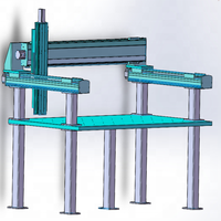 Robot à portique à mouvement linéaire XYZ CNC, robot cartésien