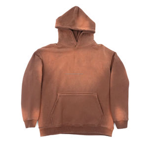 Sudadera con Capucha Personalizada para Hombre, 460 g/m², Estilo Vintage, Lavado Ácido Decolorado al Sol, Sudadera Extra Grande con Cierre Metálico y Capucha Tejida - Product Image 6