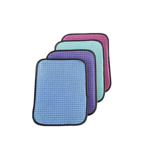 Toalla de Bolos de Microfibra de Secado Rápido con Agarre Fácil, Paño de Limpieza Tejido con Algodón y Poliéster, Color Sólido, Logotipo Deportivo - Product Image 1