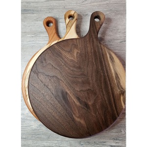 Planche à pizza ronde en bois multifonctionnelle à haute durabilité pour restaurant - Product Image 5