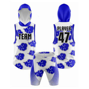 Uniformes de football américain 7v7 sur mesure en polyester 100% grande taille, respirants et de haute qualité, vente en gros - Product Image 3