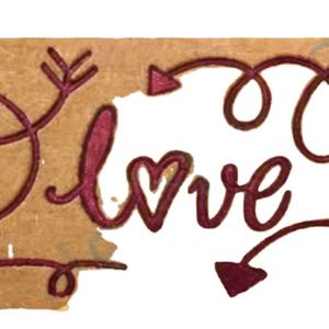 Couleur rose amour imprimé avec flèche sur paillasson de couleur orange tapis antidérapant doux soyeux tapis lisse au prix de gros - Product Image 1