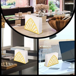 ที่ใส่กระดาษเช็ดปากสแตนเลสสีทองทันสมัยสำหรับวางบนเคาน์เตอร์ครัว - Product Image 3