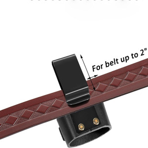 Porte-marteau robuste en cuir de qualité supérieure avec passant de ceinture sécurisé pour artisans, couvreurs, constructeurs, outils d'atelier - Prix de gros - Product Image 3