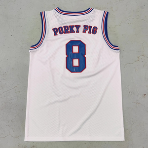 ชุดบาสเก็ตบอลพิมพ์ลายแบบถ่ายโอนความร้อน สำหรับผู้ชาย ไซส์ใหญ่ เสื้อเจอร์ซีย์แบบกำหนดเอง ชุดทีม ขายส่ง กางเกงขาสั้น โพลีเอสเตอร์ 100% สำหรับสโมสร - Product Image 6