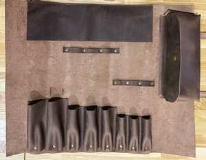 กระเป๋าใส่มีดหนังแบบพับได้ พกพาสะดวก ทนทาน คุณภาพเยี่ยม สำหรับเชฟ รุ่น LKR-0384 - Product Image 6