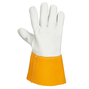 Gants de soudage de qualité supérieure, gants de soudage robustes, gants de soudage résistants à la chaleur, gants de soudage en cuir, gants de soudage industriels - Product Image 2