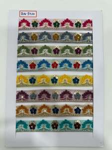 Encaje de algodón bordado de calidad premium hecho con hilos de algodón suaves y duraderos. - Product Image 4