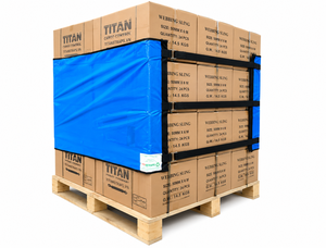 Filet de protection translucide soluble dans l'eau pour palettes, prix usine, respectueux de l'environnement, sac de rembourrage protecteur pour - Product Image 1