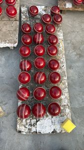 Kookaburra Regulation <b>Cricket</b> Ball <b>White</b> Leather Double-Stitched Match Grade - Product Image 5