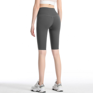 Shorts de yoga taille haute pour femmes, sans couture, doux, extensibles, respirants, anti-transpiration, pour la gym, le fitness, la course à pied, vêtements de sport actifs, tenue d'été - Product Image 1