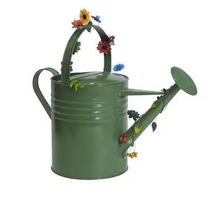 Arrosoir en métal à finition durable, résistant à la rouille, en acier inoxydable, outil d'arrosage pour plantes - Product Image 2