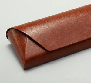 Genuine Leather <b>Reading</b> <b>Glasses</b> Case Slim Fit Eyewear Protector Manufacturer Direct Export LGC-0077 - Product Image 6