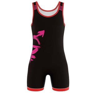 Combinaison de lutte unisexe de haute qualité, personnalisable par sublimation, respirante, 280g Spandex/Polyester, vêtements de sport pas chers - Product Image 2