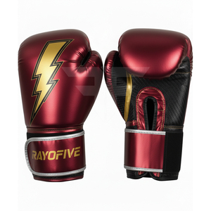 PU Leather Custom Logo Personalized Competition <b>Gloves</b> Wholesale Boxing <b>Gloves</b> PU Leather Custom Logo Training <b>Gloves</b> - Product Image 4