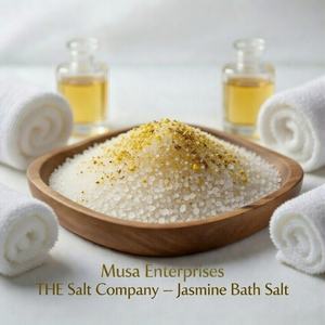 Sal de Baño Natural Ecológica del Himalaya con Aceite Aromático de Té Verde, para Spa, Jardín, Relajación, Terapia, Cuidado de la Piel, Mezcla de Cristales Aromáticos Puros - Product Image 3