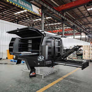 Auvent et plateau en alliage plat d'aluminium étanche personnalisé avec échelle et support de pneu - Product Image 2