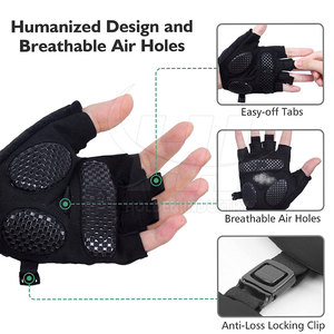 Gants de cyclisme modernes, gants de cyclisme à coutures durables, gants de cyclisme confortables pour les sports de plein air - Product Image 5