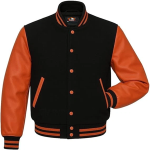 <b>Mens</b> Varsity <b>Jacket</b> With Customizable Letterman Varsity <b>Jacket</b> School College Bomber Baseball <b>Jacket</b> - Product Image 1