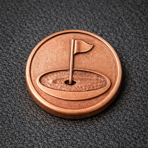 Marqueur de balle de golf en cuivre, souvenir de club sportif, personnalisable en gros, logo OEM, pas cher - Product Image 3