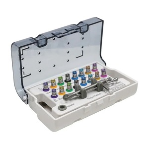Kit de 6 instruments dentaires manuels en acier inoxydable pour soins bucco-dentaires, avec miroir, sonde et détartreur, haute qualité, certifié CE - Product Image 1