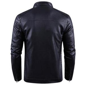 <b>Men</b> Leather <b>Jacket</b> with Front Pocket Customized <b>Men</b> Leather <b>Jacket</b> Inner Fur Material <b>jacket</b> <b>for</b> <b>men</b> - Product Image 4
