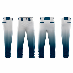 Pantalon de baseball professionnel pour adulte, taille élastique, double genouillère, passepoil classique, tissu extensible respirant et anti-humidité 100% - Product Image 6