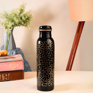 Bouteille en cuivre, bouteille d'eau en cuivre pour la cuisine, la table à manger et les voyages, qualité supérieure, taille personnalisée, métal - Product Image 5