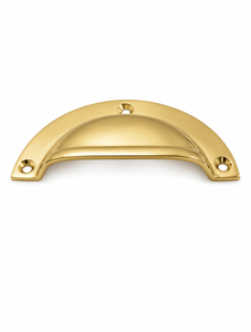 Poignée de tiroir et de meuble de cuisine moderne haut de gamme à commande tactile en laiton massif 95 mm - Product Image 2