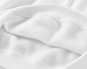 <b>White</b> Printed Solid Fleece Hoodie Jogger Set Unisex Pullover Sweatshirt Sweatpants Custom Logo Casual Sportswear Lightweight - Product Image 5