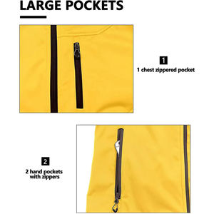 Gilet chauffant unisexe Savvish International OEM personnalisé avec logo, en softshell thermocollé, doublure polaire chaude, imperméable et sans manches - Product Image 5