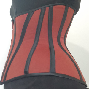Corsé Moldeador de Satén para Mujer con Cremallera, Diseño Hueco, Control Firme, Faja Reductora de Abdomen, Transpirable para Uso Diario - Product Image 4