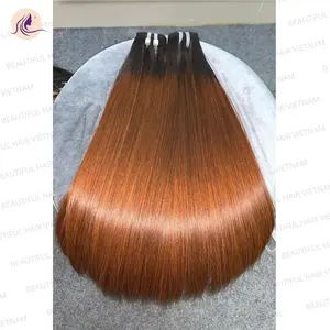 Good Price Lustrous Silky Color Bone Straight Double Drawn Human Hair Extensions, Human Hair Lace Front, Vietnamese Human Hair