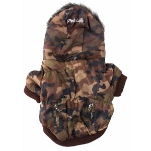 Cappotto Parka Metallico alla Moda per Animali Domestici, Abbigliamento Elegante per Animali - Product Image 5