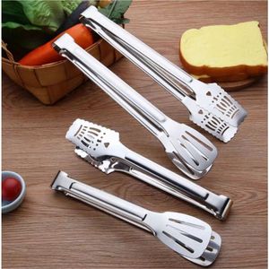 Gold Stainless Steel Kitchen Tongs Food Grade Meat Steak Bread Clamp Heat Resistant Serving <b>BBQ</b> Tong Cooking Utensils For Buffet - Product Image 6