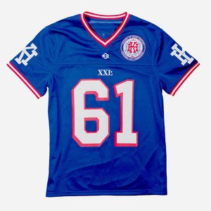 เสื้อฮู้ดดี้สไตล์อเมริกันฟุตบอลแบบตาข่ายสั่งทำพิเศษ ยูนิเซ็กซ์ ระบายอากาศได้ดี ผลิตจากโพลีเอสเตอร์ ชุดกีฬา รับผลิตแบบ OEM แบรนด์ส่วนตัว ผู้ผลิตชุดทีม - Product Image 1