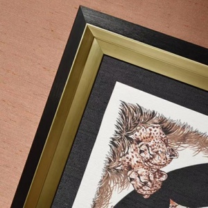 Art mural vintage européen décor haut de gamme abstrait rétro mode peinture sur soie peintures décoratives uniques pour la maison - Product Image 2