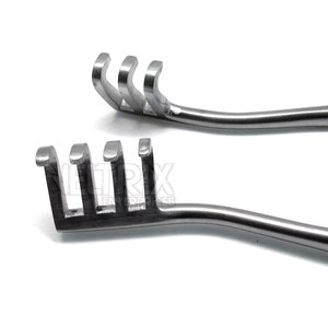 Fabriqué au Pakistan, acier inoxydable, matériau durable, en stock, rétracteurs Weitlaner Sharp 3x4 dents 5 - Product Image 5