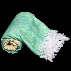 Serviettes de plage Fouta imprimées recyclées de haute qualité au design moderne, vendues en gros à prix d'usine par un fabricant réputé en Inde - Product Image 4