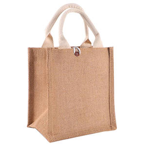 Bolsa de Compras Resistente de Yute para el Mercado Diario y Uso Promocional - Product Image 1