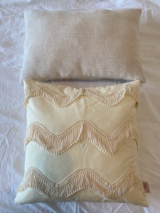 Funda de Cojín Cuadrada a Rayas Estilo Bohemio, Funda de Almohada Decorativa Hecha a Mano de Algodón - Product Image 4