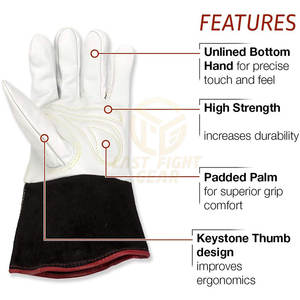 Gants de soudage de qualité supérieure en stock – Nouveaux gants de soudage fabriqués avec des matériaux de haute qualité - Product Image 2