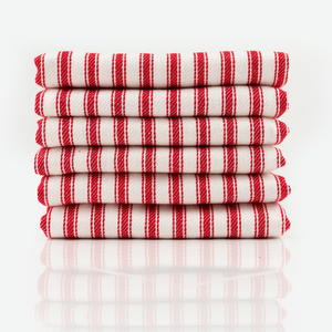 Checkered Cotton Kitchen <b>Towels</b> Rectangle Woven Machine Wash <b>Red</b> Green White Pattern - Product Image 5