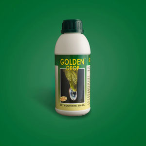 Engrais liquide Golden Drop pour améliorer la croissance des plantes, augmente le rendement, améliore la santé du sol et la résistance des plantes, flacon de 500 ml, usage quotidien. - Product Image 2