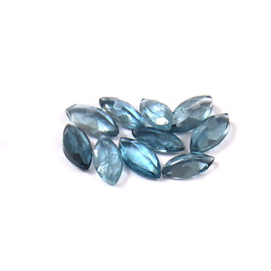 Topacio Azul de Londres, Corte Facetado Marquise, 1.5x3.5mm, Gema Suelta, Proveedor al por Mayor, Precio de Fábrica, Gema de Alta Calidad - Product Image 3