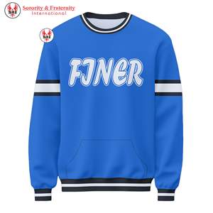 Sudadera personalizada con logo para mujer, transpirable, estampada, 100% de alta calidad, con hombros caídos, sudadera Zeta Phi Beta. - Product Image 2